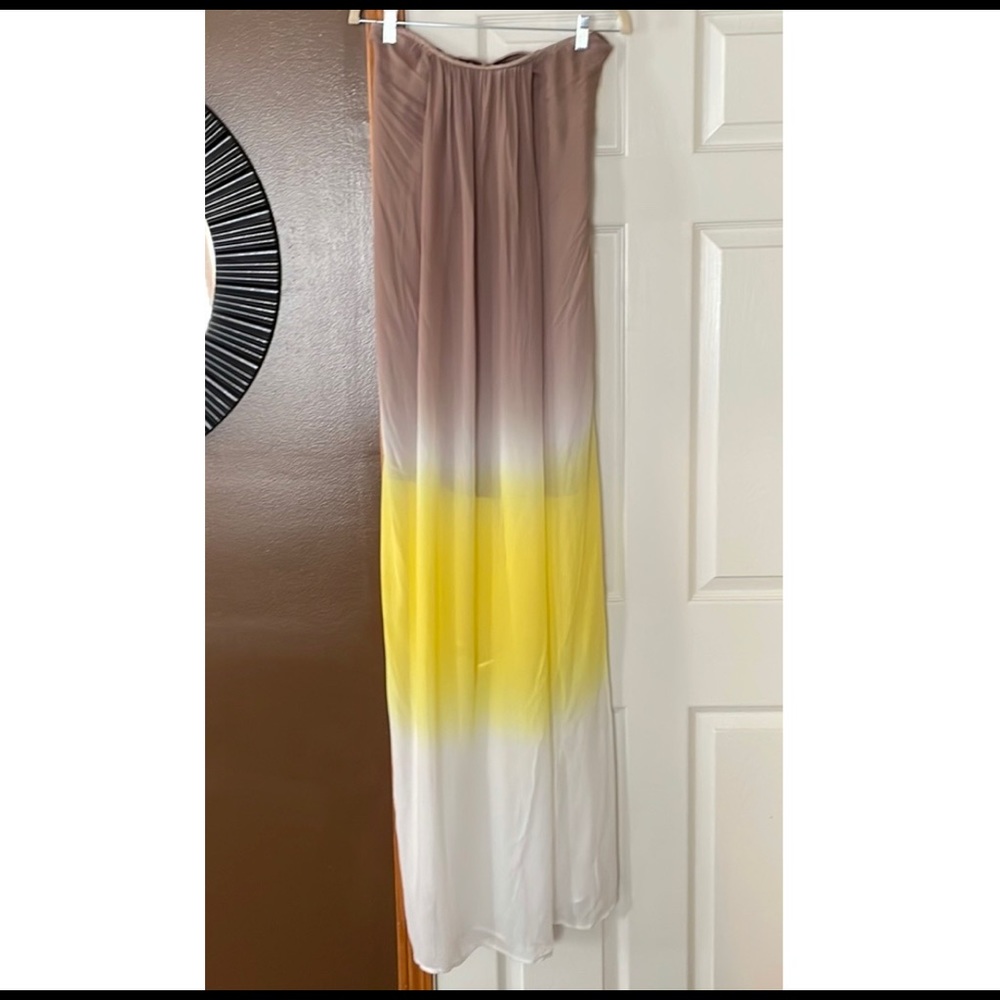 Young Fabulous & Broke Strapless Ombré Maxi Dress NWOT
